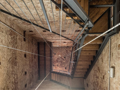 Scalinata a chioccola metallo e legno, Steeldel