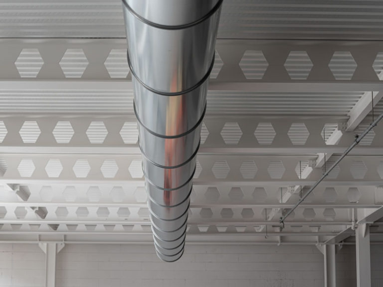 Struttura metallica di un impianto, azienda Steeldel