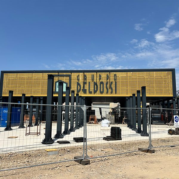 Steeldel: produzione tettoia ponteggi del Gruppo Deldossi