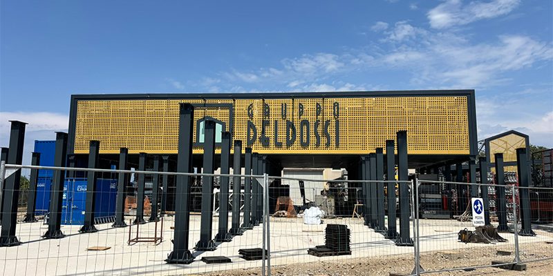 Steeldel: produzione tettoia ponteggi del Gruppo Deldossi